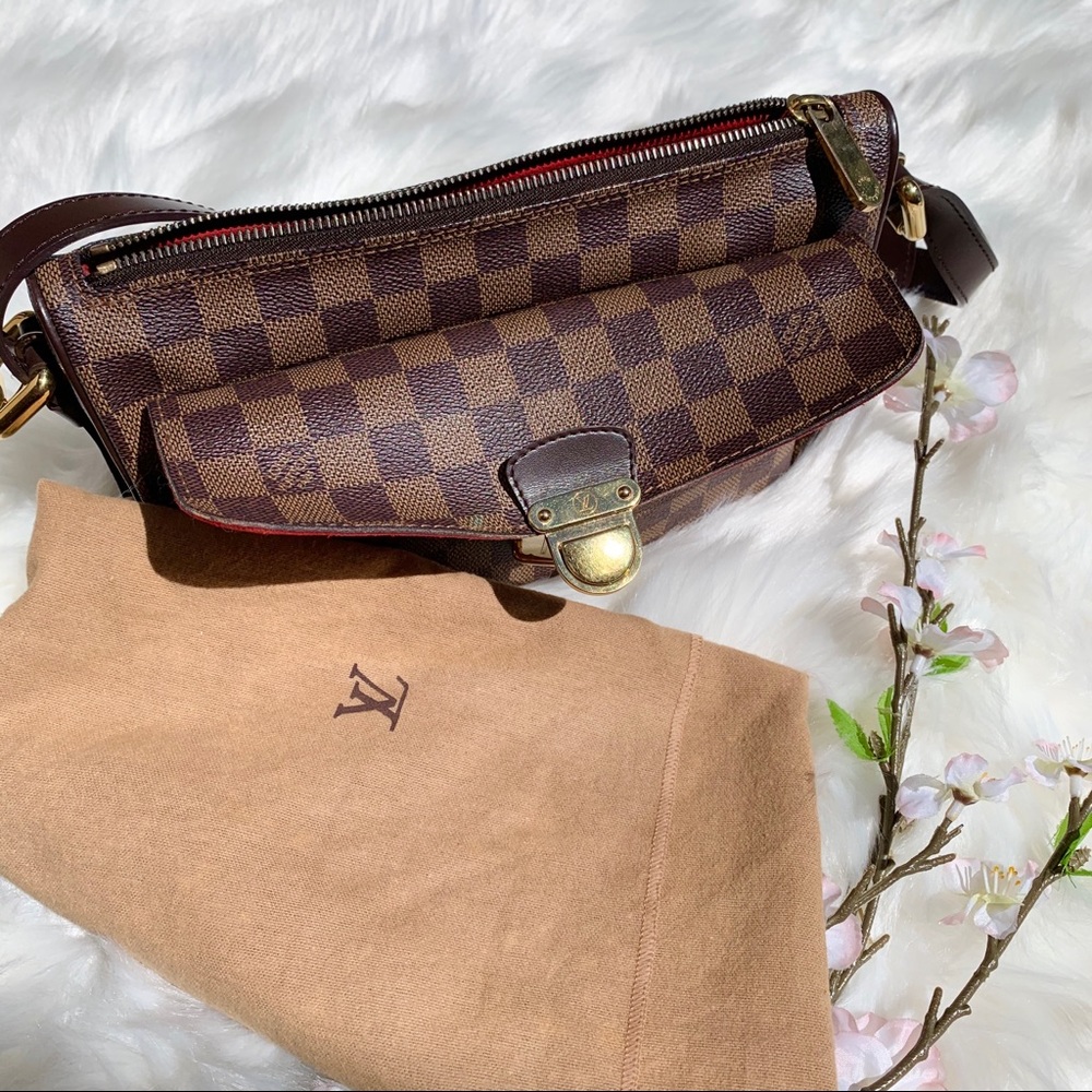100% Auth Louis Vuitton Damier Ebene Shoulder Bag